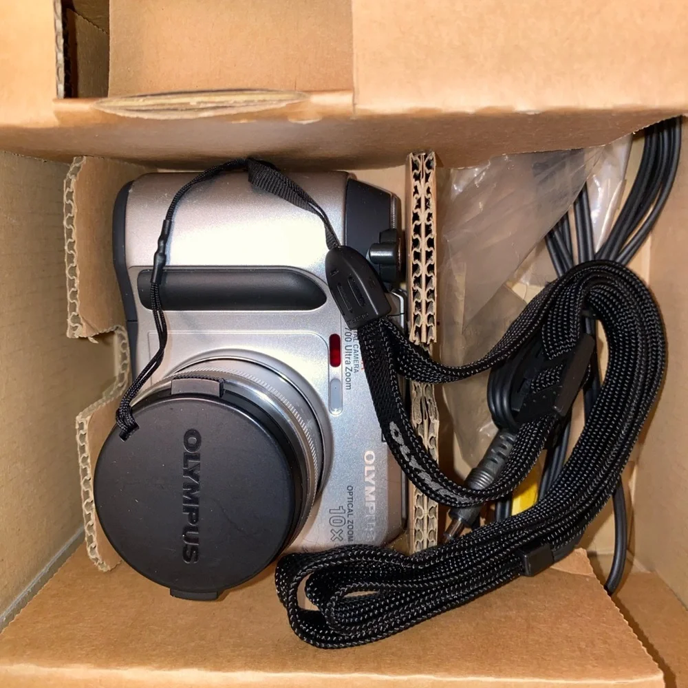 Olympus C-700 Ultra Zoom Camera - Silver and Black